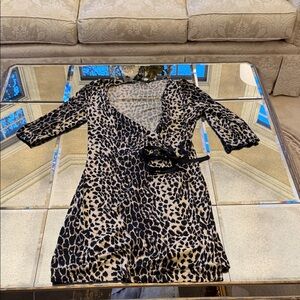 Express Animal Print Dress